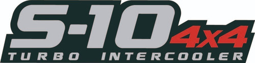 Imagen 1 de 3 de Calco Chevrolet S10 4x4 / Puertas Laterales Un Par!!!
