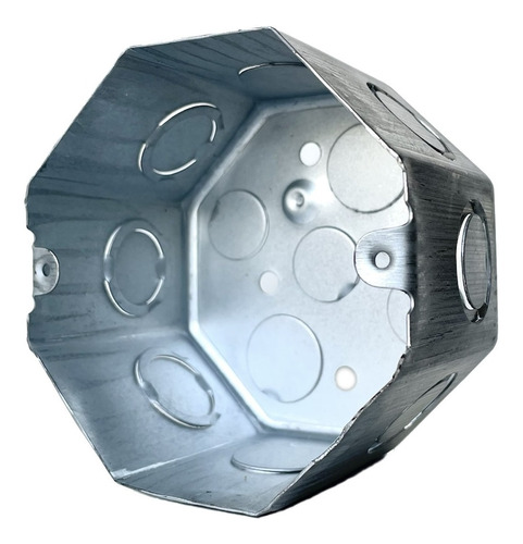 Caja De Luz Chapa Embutir Octagonal Losa Radiante