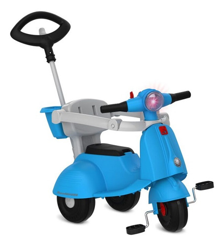 Triciclo Banderetta Passeio E Pedal Azul Bandeirante