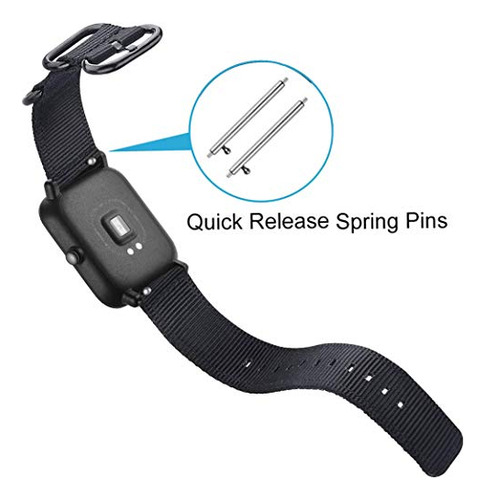 Correa De Nailon Suave Para Amazfit Bip/bip 3 Pro/bip U Pro,