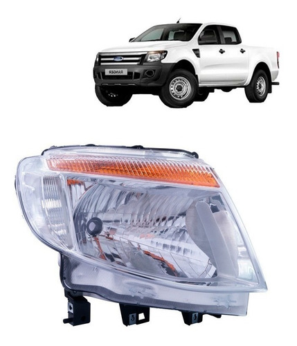 Optico Derecho  Para Ford Ranger 2.5 2012 2014