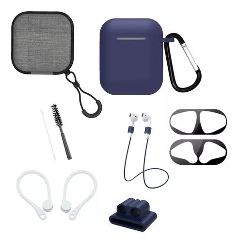  Funda para Airpods, kit de accesorios para Airpods, 2