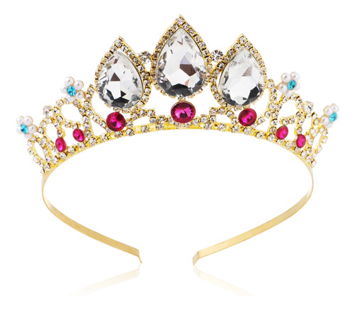 Tiaras Bling Bling Para Niñas, Modelo Princess Crown Catwalk