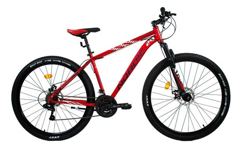 Bicicleta Mountain Bike Nordic X 1.0 Rodado 29 Talle 20 Rojo