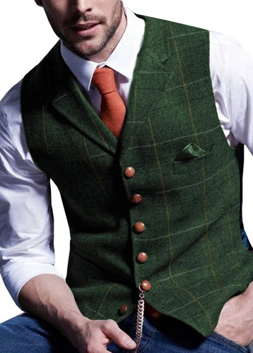 Chalecos De Tweed Para Hombre, Traje De Tweed, Ropa De Negoc