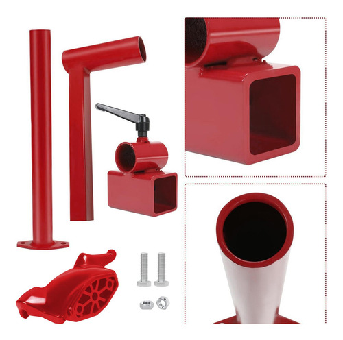 Kit De Adaptador De Cabeça De Pato Manual Com Cone Prateado