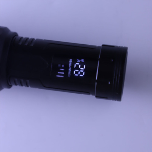 Linterna Led Superbrillante Con Pantalla Digital Lcd Usb