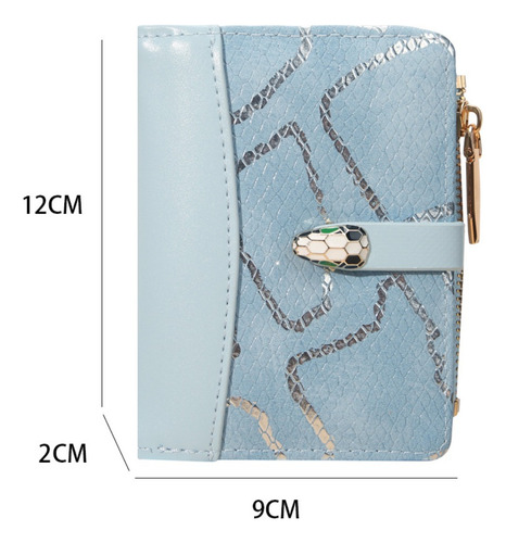 Cartera Corta Con Hebilla Cartera De Mujer Colores Elegir