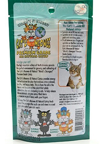 The Cat Meowee Organic Catnip 0352 Oz