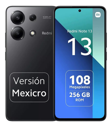 Xiaomi Redmi Note 13 256gb 8gb Edición De México Snapdragon 685 Amoled 6,67' 120hz Carga 33w 108+8+2 Mp Cámara Triple Miui 14 