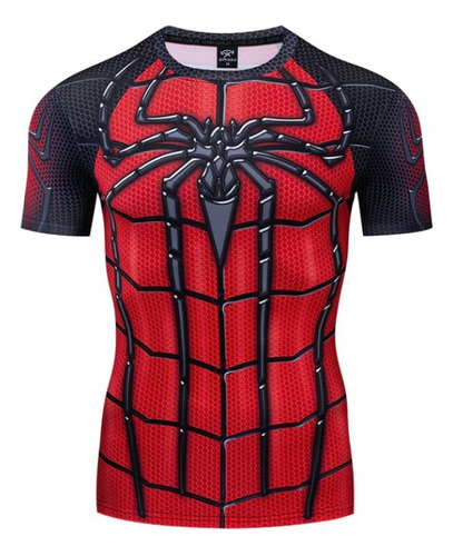 Polera Spiderman Niño Hombre Araña Superheroe