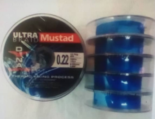 Nailon De Pesca Ultra Braid Dinamite 0,24mm 100mts Azul 30lb