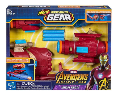 Nerf Ironman Assembler Gear Construye Lanza E0562 Has Edu