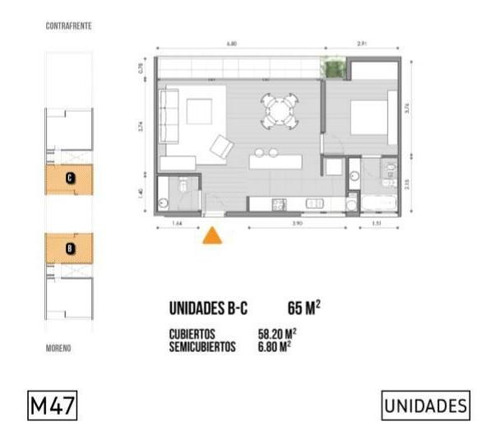 Imagen 6 de 30 de Departamento En Venta Pozo 3 Ambientes San Isidro