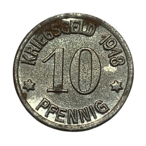 Alemania Notgeld 10 Pfennig 1918 Coblenz Hierro
