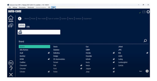 Software Autocom 2021.11 Scanner Delphi Ds150