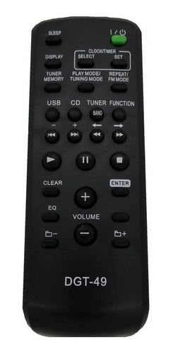 Control Remoto Para Equipo Sonido Sony Aiwa Mhc-gpx3 Genesis