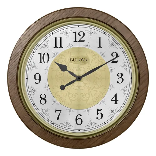 Reloj Pared Color Nogal