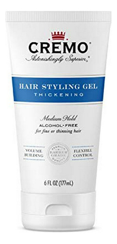 Gel Para Cabello - Cremo Barber Grade Hair Styling Gel, Fórm