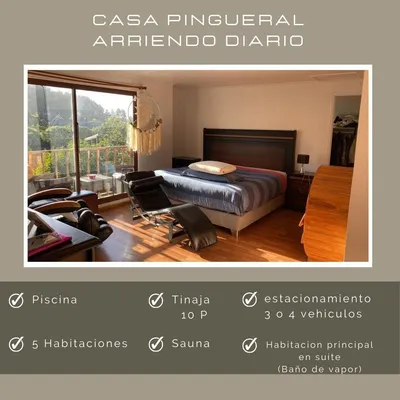 Casa en arriendo temporal