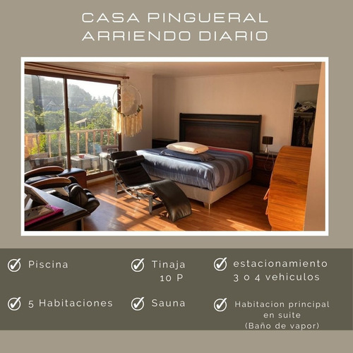 Casa Equipada Arriendo Diario Y Mensual En Pingueral Julio