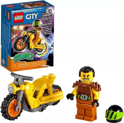 Set Lego City 60297 Moto Acrobática: Demolición