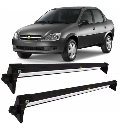 Rack De Teto Bagageiro Aço Chevrolet Corsa Classic 2002