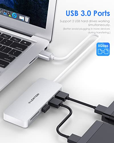 Adaptador Usb 3.0 Hub Con Lector De Tarjetas Sd/micro Sd