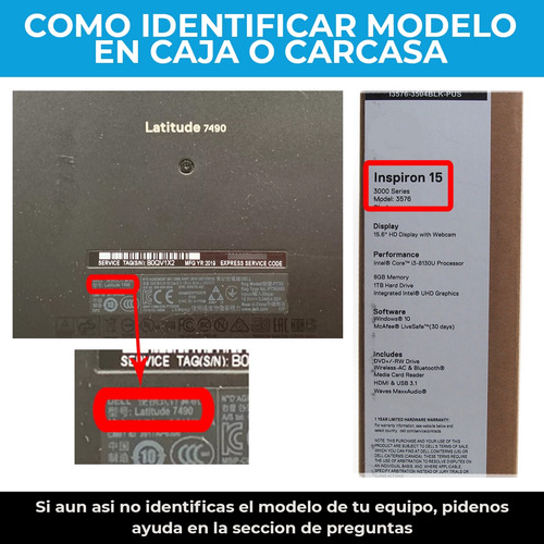 Bateria Wdx0r Para Notebook Dell Inspiron 14'' 7460 Y 7472