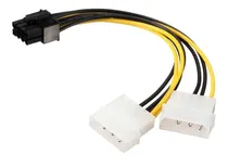 Comprar Adaptador Cabo Pci-e Molex Ide 6+2 Pinos Fonte 8 Pinos