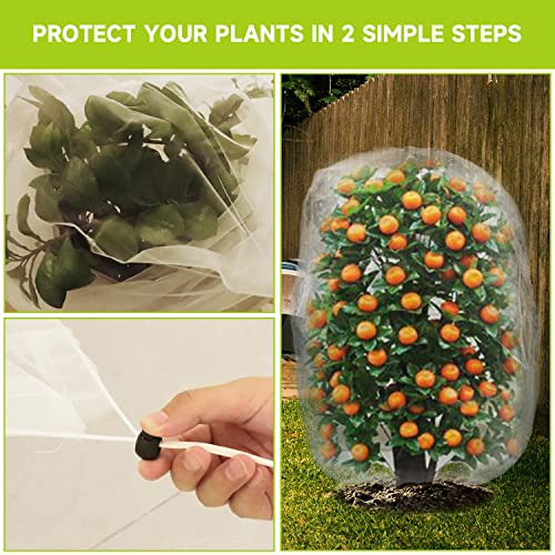 4 Paquetes De Redes De Malla Para Plantas De Jardín, Insecto