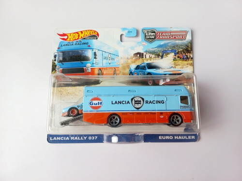 Hot Wheels Premium 1/64 Lancia Rally Y Euro Hauler Impecable