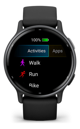 Garmin Watch Vivoactive5 Smartwatch 1.2 Gps Reloj Negro Preto Milanese Negro Negro
