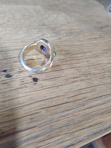 Antiguo Anillo Joseph Sposito, Camafeo Romano. Plateado 19
