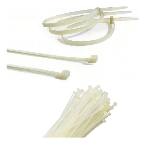 Abraçadeira De Nylon 1000 Uni Cinta Plastica 140mm X 3.5mm