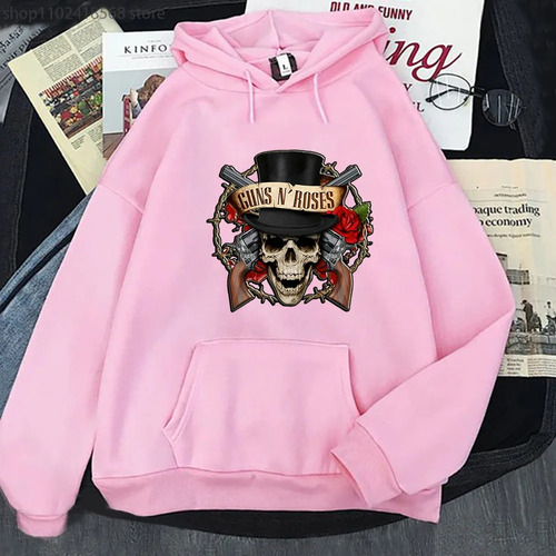 Np Sudaderas Con Capucha Guns N Roses Skeleton Skull Para