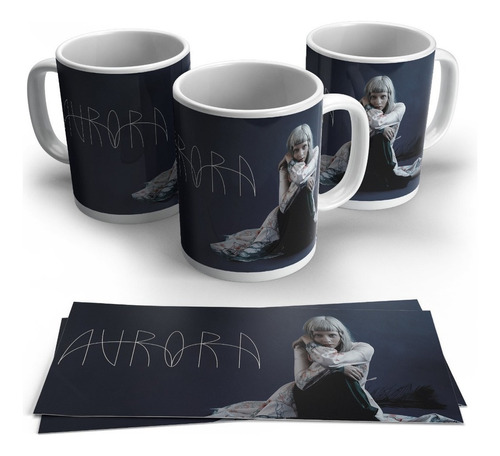  Cantante Aurora Mugs Vasos Pocillos Personalizados Tinteros