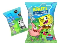 Comprar 20 Bolsitas Golosineras Chips Bags Bob Esponja Cumple Candy