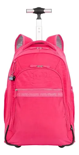 Mochila Sestini 2 Compartimentos Paul Frank T03 Dark Pink