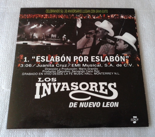 Invasores De Nuevo Leon Y Traileros Del Norte Cd Promo 