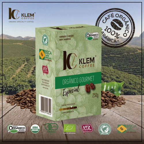 Café Orgânico Especial Gourmet - Klem Coffee - 250g