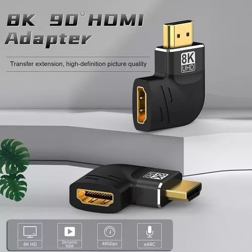 COPLA HDMI MACHO HEMBRA, ANGULO 90°