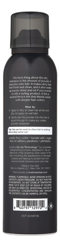 Champú Seco Kristin Ess Hair Brunette Para Cabello Castaño O