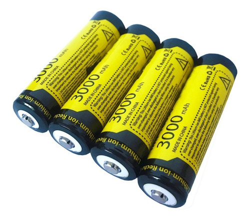 Batería 18650 Brc Recargable Litio Ion 3000 Mah 3.7 V