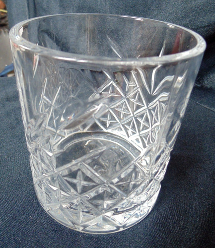 Vaso Cristal Vintage Para Whisky Reponer Vajilla Colección 