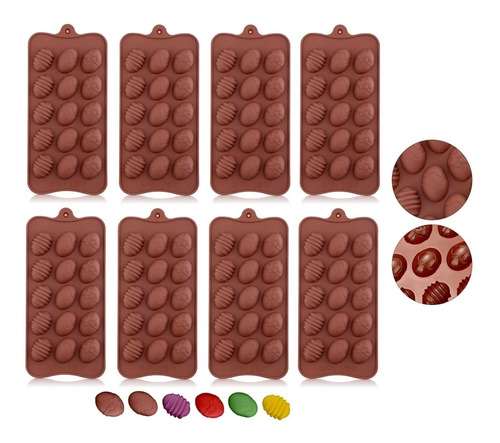 8 Moldes Para Huevos De Pascua Molde Huevo Chocolate Huevito