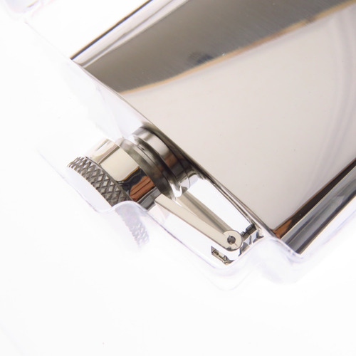 Zo17733 Zippo Set Brush Chrome Y Cantimplora Petaca Flask