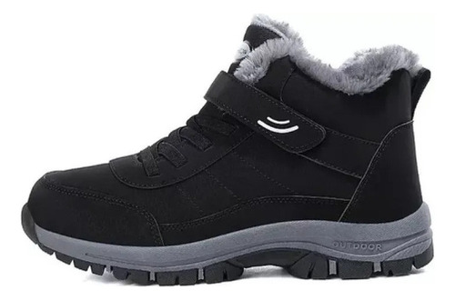 Botas De Nieve Cálidas De Forro Polar Impermeables Hombre