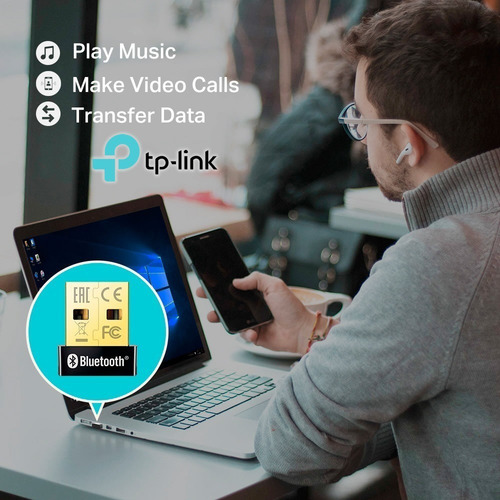 Imagen 3 de 9 de Receptor Bluetooth Tp-link 4.0 Adaptador Usb Notebook Pc