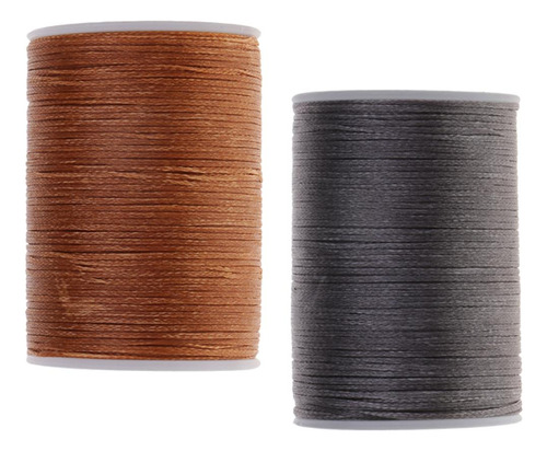 2 Peças 0.8mm Linha De Poliéster Encerado Liso Para
